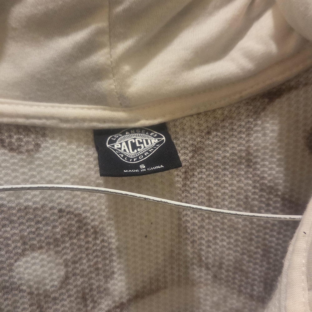 PacSun Cream  Fleece Hoodie